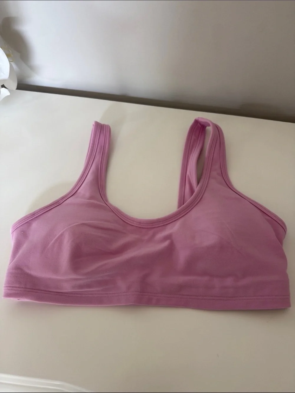 ALO Yoga Soft Support Sports Bra - Light Pink